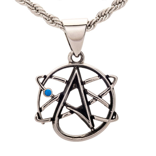 agnostic cross necklace
