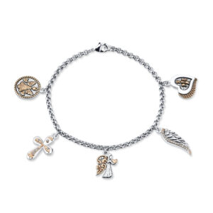 Religious Bracelets with Christian charms