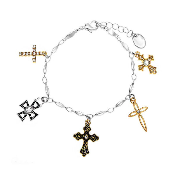 religious charms bracelet