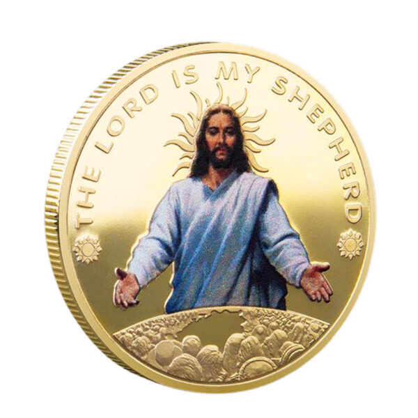 gold plated Jesus mint coin