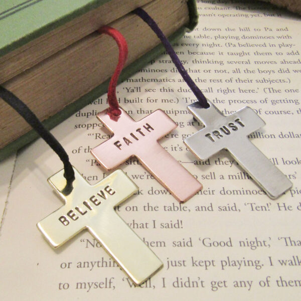 custom christian gift cross bookmarks