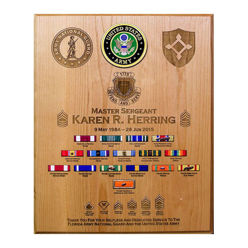 Military Wall Plaques