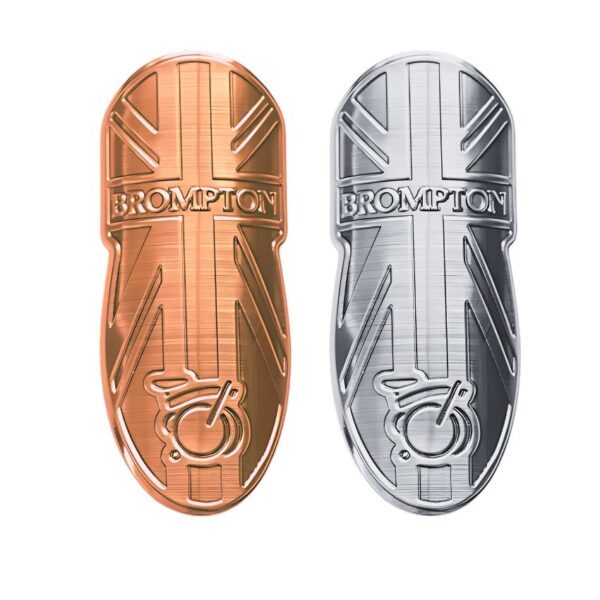 Brompton bicycle head badge Maker