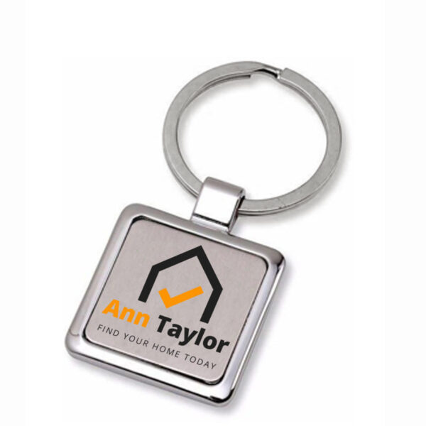 company logo printing keychains