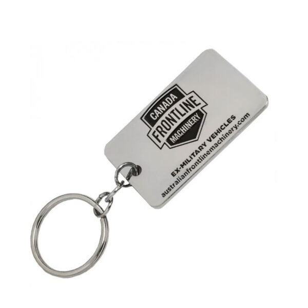 blank metal keychain with logo printing