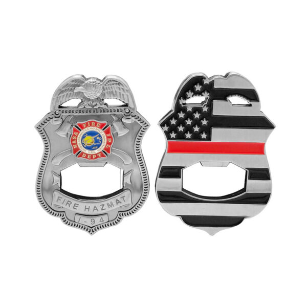 p[police officer badge bottle opener