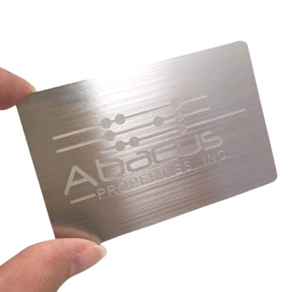 wholesale custom metal etched card