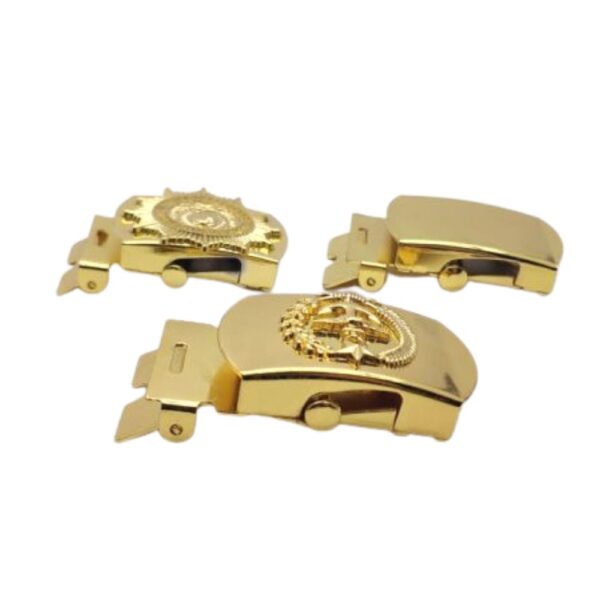 high end custom gold plated belt buckle