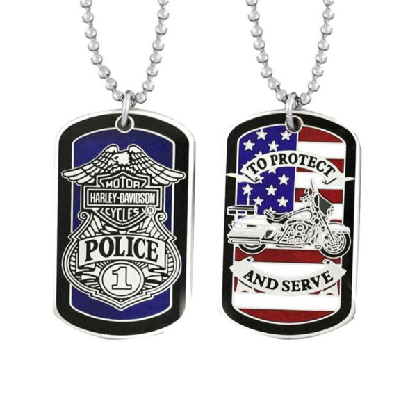 metal enamel dog tag