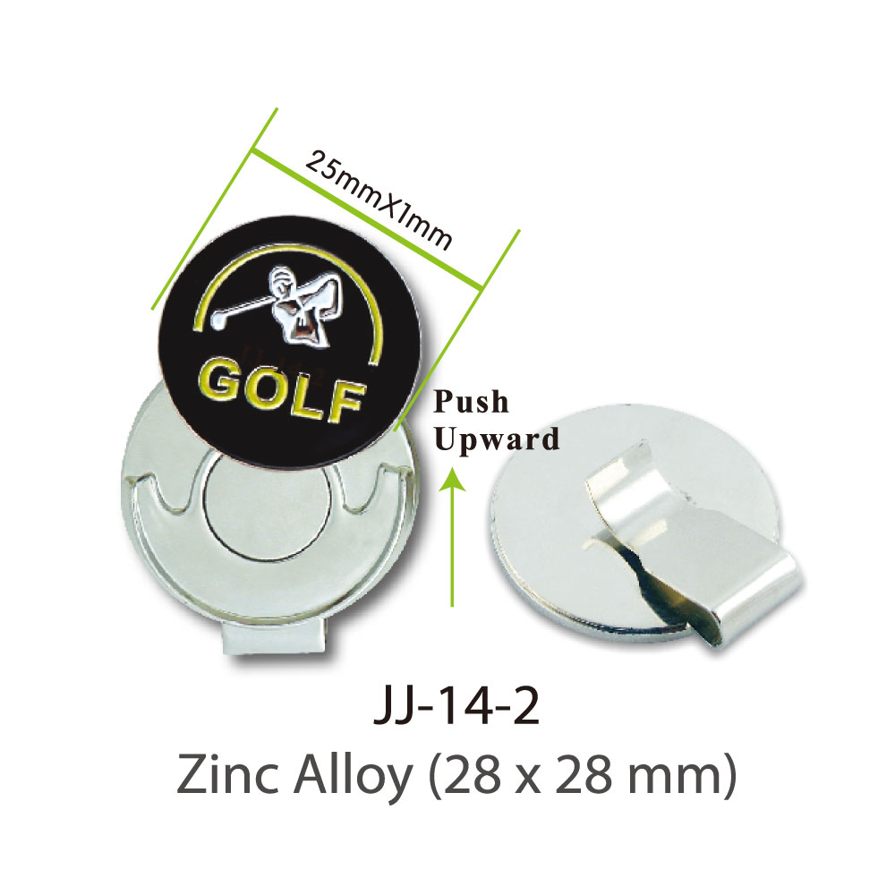 personalized logo golf cap clip