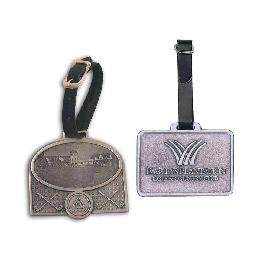 personalized custom golf club giveaway bag tag