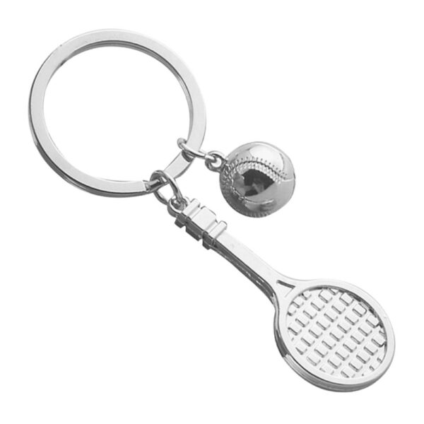 wholesale 3D tennis sports souvenir key chain