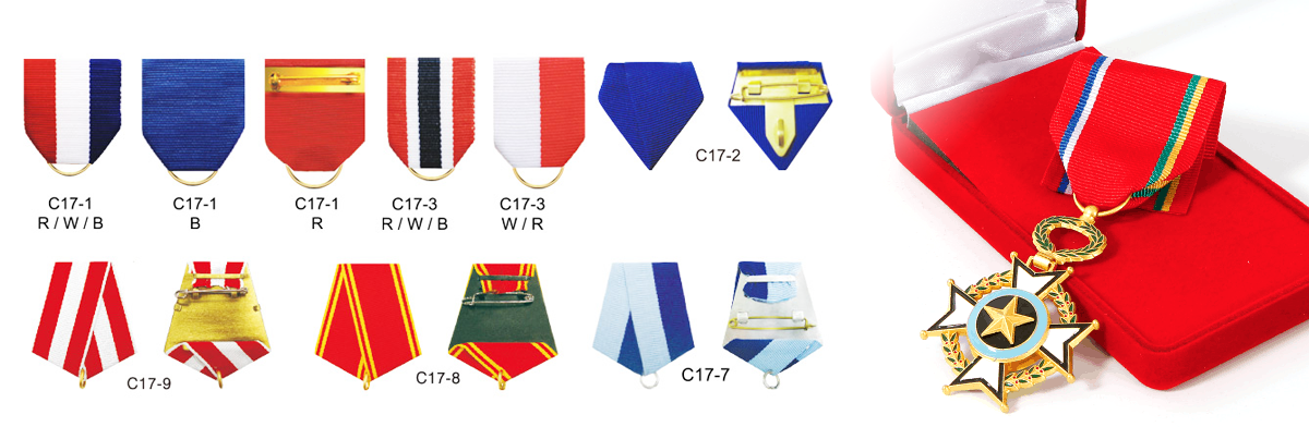 military-award-medal-ribbon-drapes-options