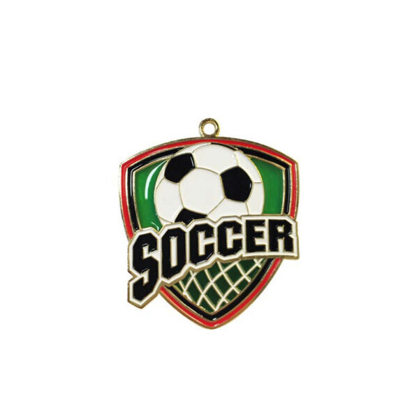 Soccer award medal