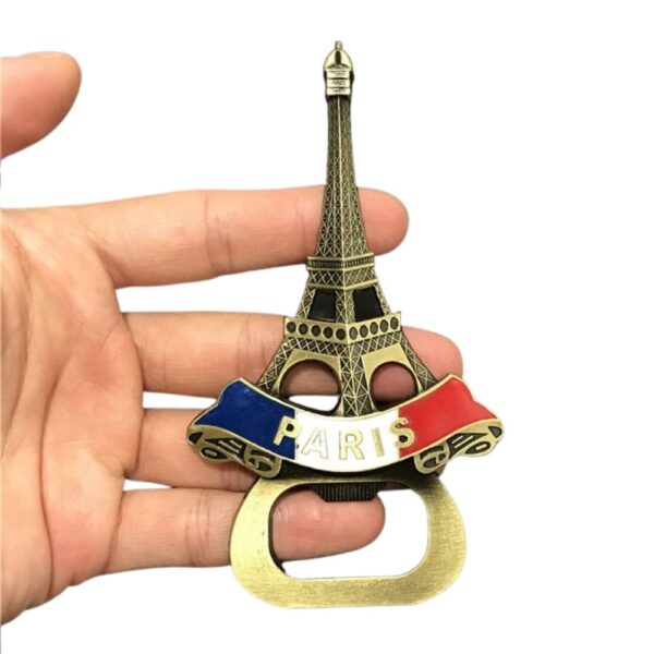 Brass Eiffel tower beer bottle opener