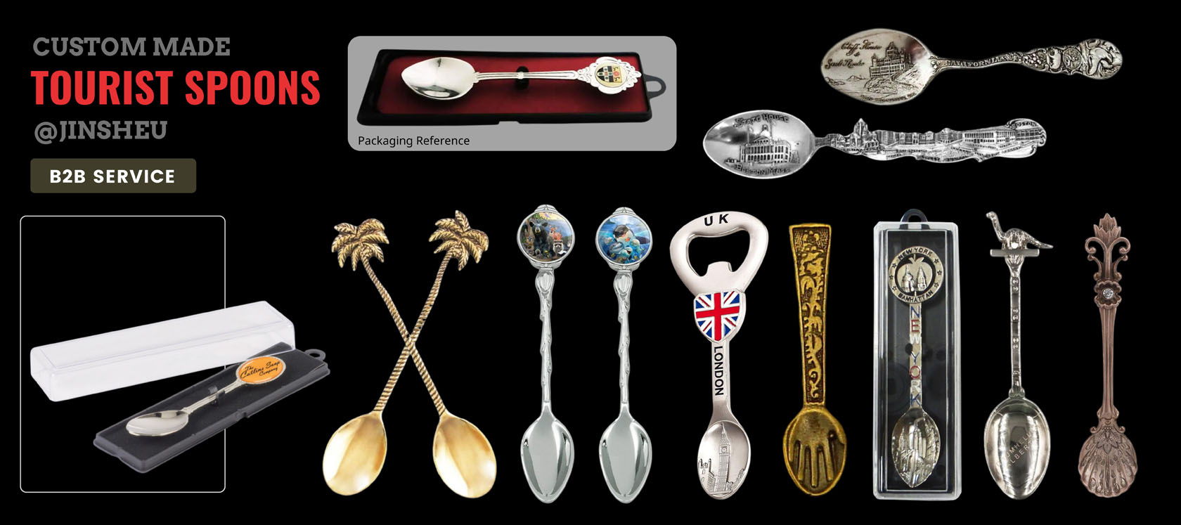 custom tourist spoon maker for business