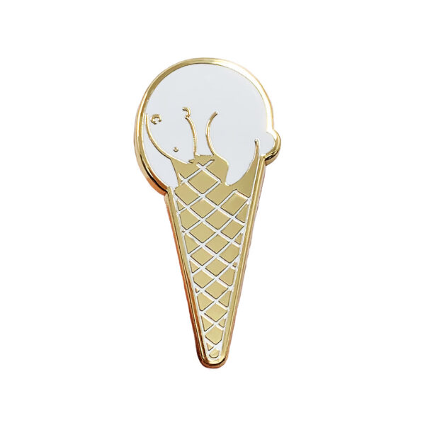 custom imitation hard enamel lapel pin made from jin sheu