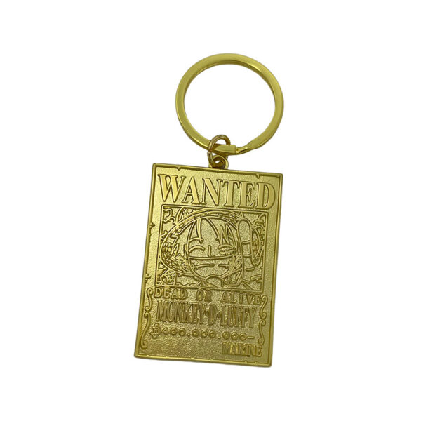 custom gold keychain