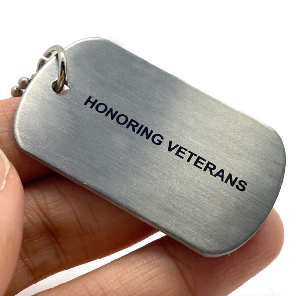 customized military style ID dog tag