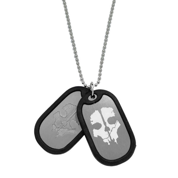 personalized aluminum military dog tag with silicone dog tag silencers