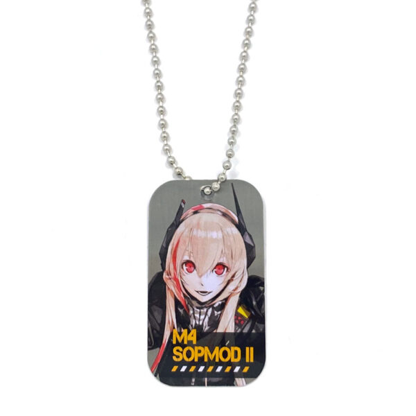 wholesale aluminum dog tag custom anime full color printed dog tag necklace