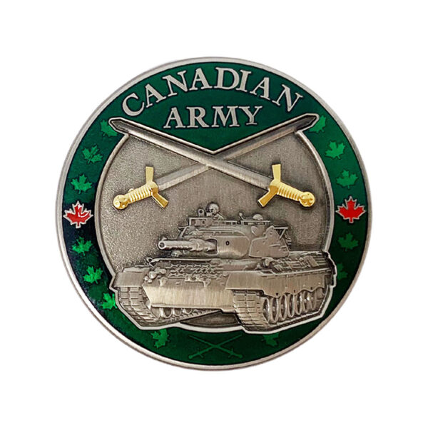 beautiful Canadian military coin