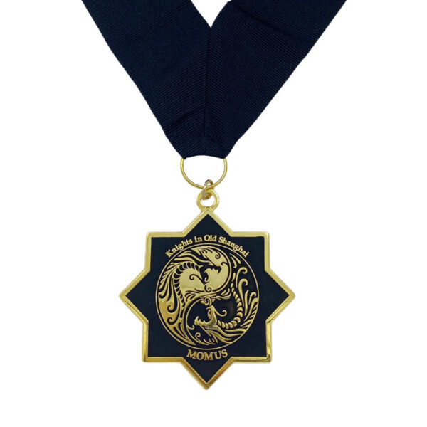 wholesale custom stamped imitation hard enamel medal