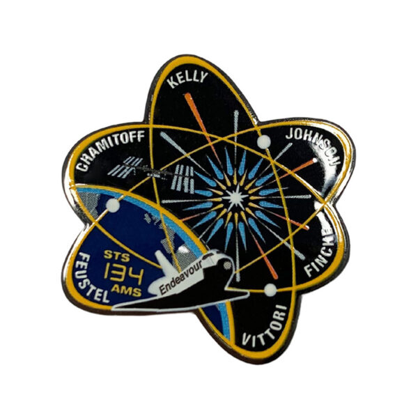 Personalized NASA logo imitation hard enamel pin