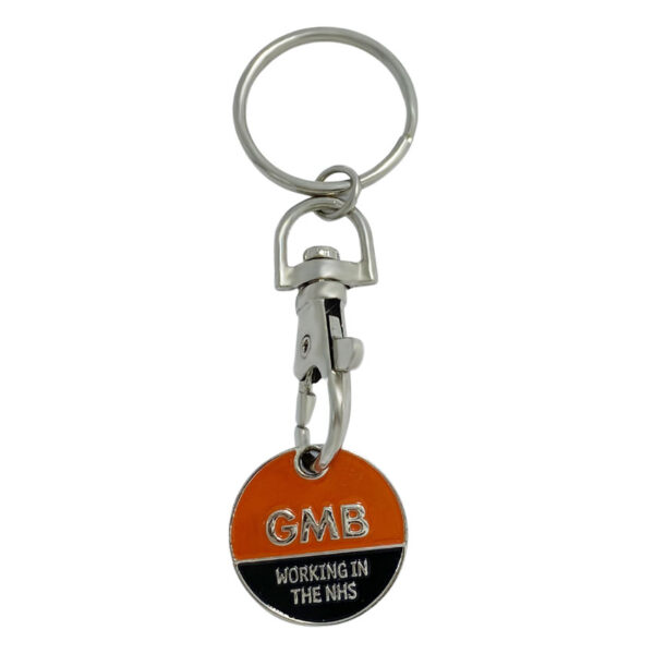 promotional shopping token keychain