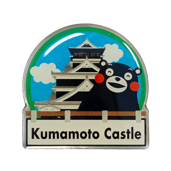 custom metal offset printed kumamon souvenir pin