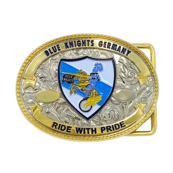 custom emblem high end belt buckle