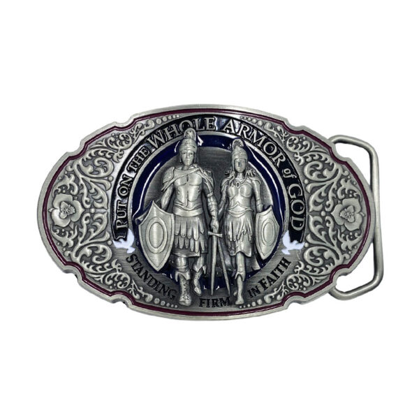 custom antique silver metal buckle