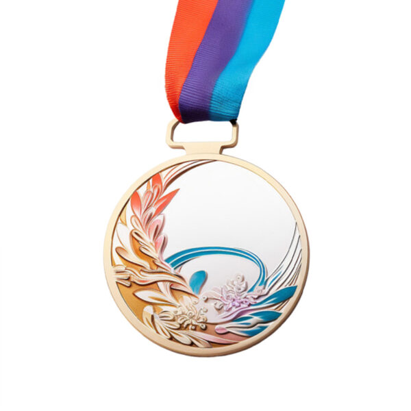 promotional uv printing blank medal for sport