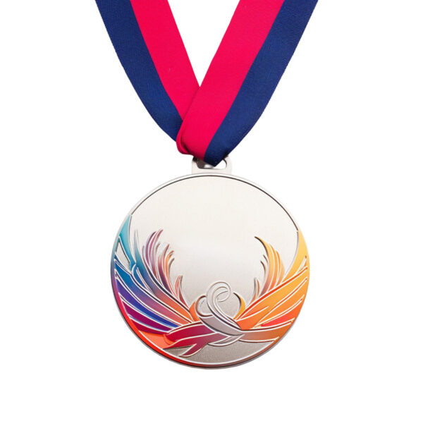 personalized metal medal with lanyard