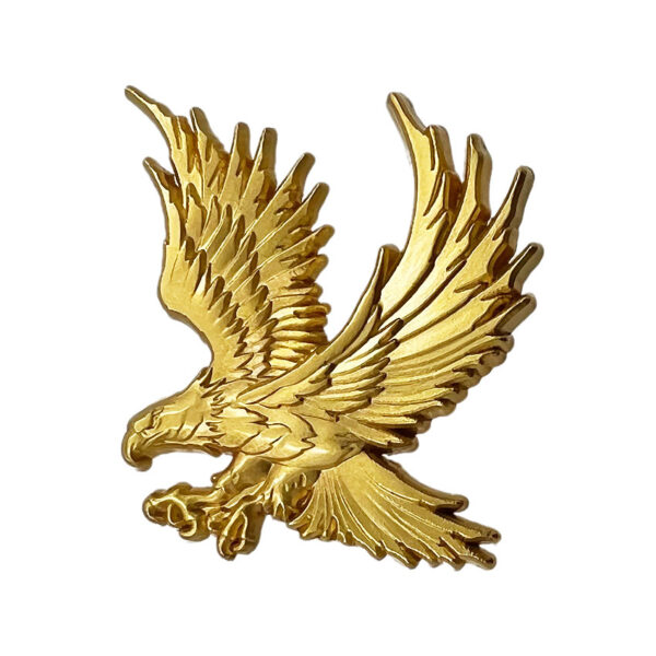 custom gold eagle lapel pins