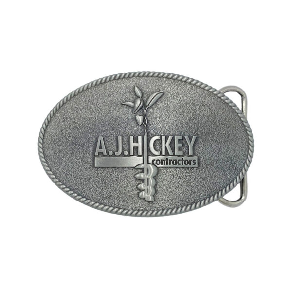 custom zinc ally antique silver belt buckles