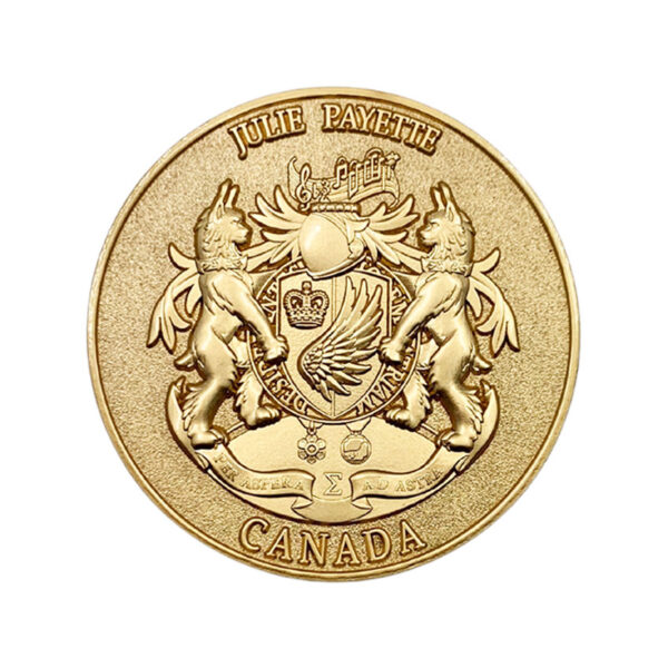 Canada royal gold challenge coin