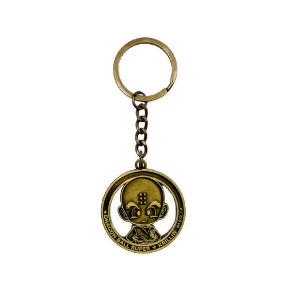anime custom logo zinc alloy keychain
