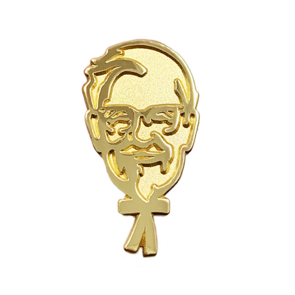 custom lapel pin gold plating made from jin sheu