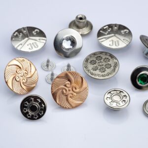 custom metal button various color finishing