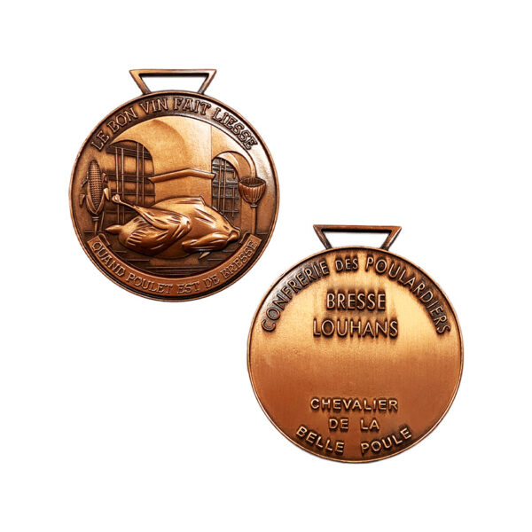 copper plating custom medal made from jin sheu