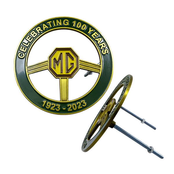 zinc alloy soft neamel custom car grill emblem