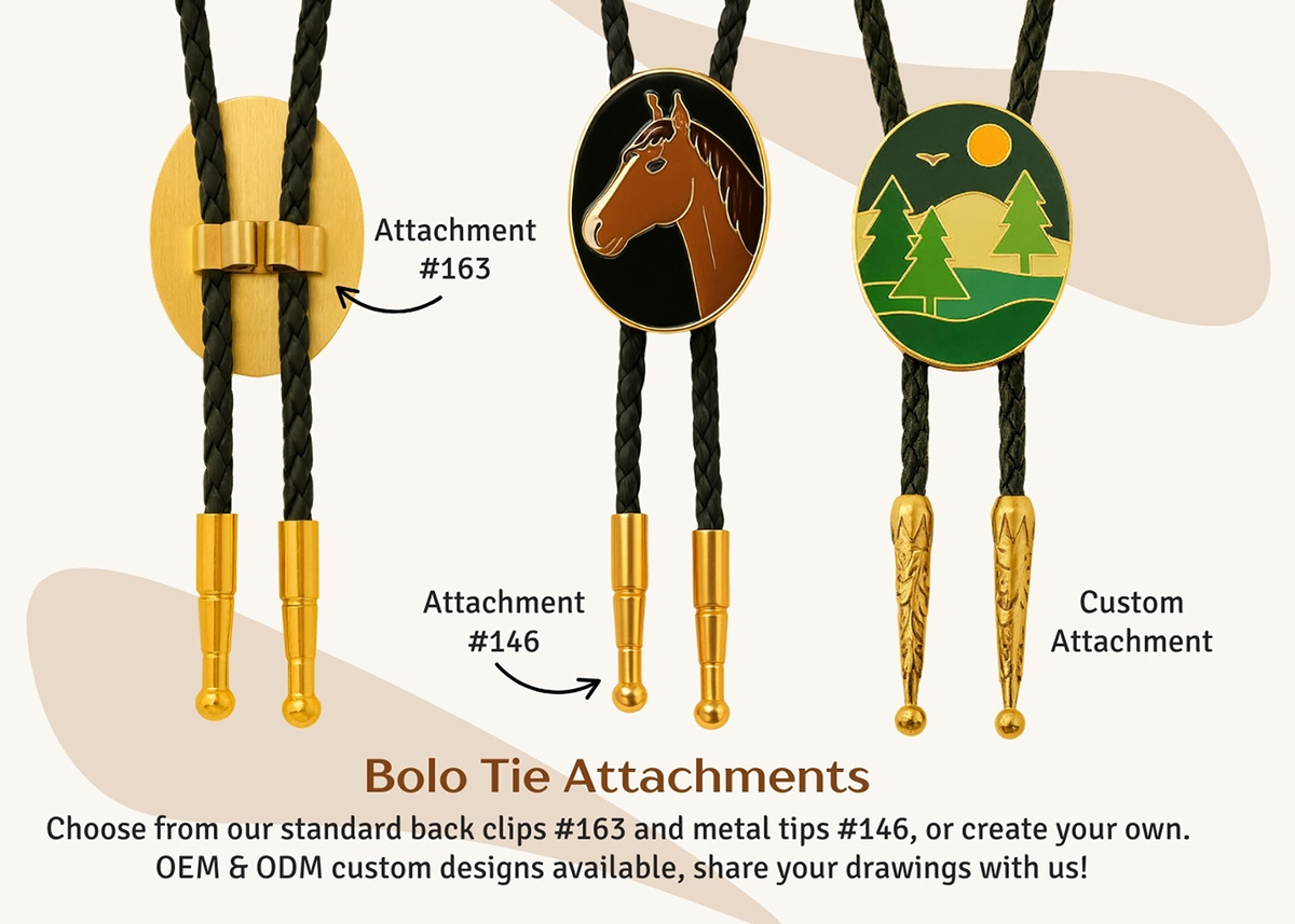 custom bolo tie attachment