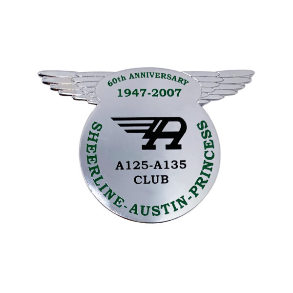 wing shape custom logo car badge