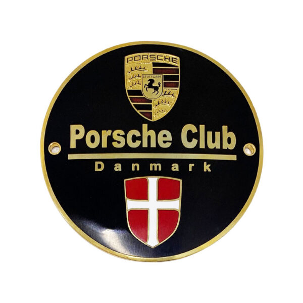 delicate custom porsche club car emblem badge