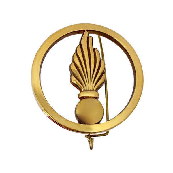 gold plating metal hat badge custom logo