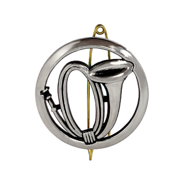 orchestra 3D French horn hat badge