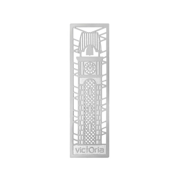 custom metal etched logo bookmark