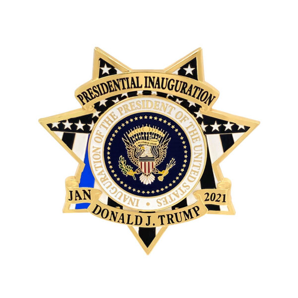 custom multiple-piece metal souvenir police badges