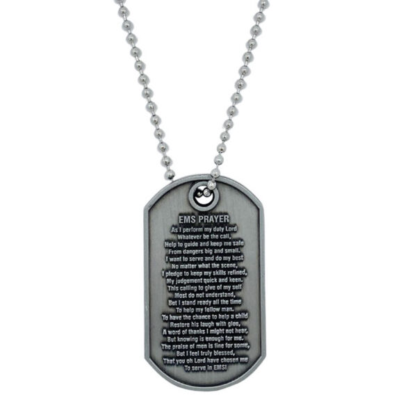 custom zinc alloy army dog tag necklace